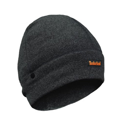 Timberland Men’s 2-in-1 Fleece Balaclava - Water Resistant, Convertible Hood with Face Cover, Soft Fleece for Cold Weather - color: Black