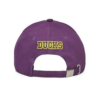 D-5 Mighty Ducks #96 Conway #99 Banks Baseball Cap - color: Blank Purple
