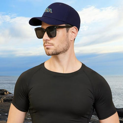 Suede Curved Brim Trucker Cap Adjustable Snapback Hat Mesh Back Breathable for Men Women 2 Pack SH03 - color: Pack of 4 Colors: Collection B
