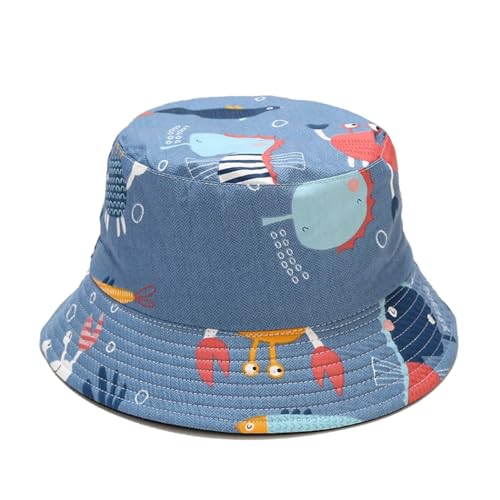 Quanhaigou Bucket Hats Unisex Summer Travel Beach Fisherman Cap for Men Women Teens - color: Ocean Animal