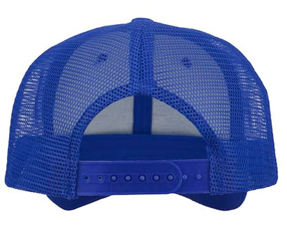 Gelante Mesh Trucker Hat Baseball Cap Structured Front Panel Wholesale LOT 12 Pack - color: Royal