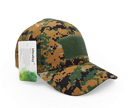 UltraKey Military Tactical Operator Cap, Outdoor Army Hat Hunting Camouflage Baseball Cap - color: Jungle Digital