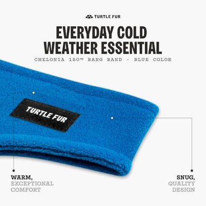 Turtle Fur Bang Band - Warm Headbands for Men and Women - color: Blue