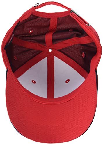 Tommy Hilfiger Men's Cotton Billy Adjustable Flap Baseball Cap - color: Apple Red