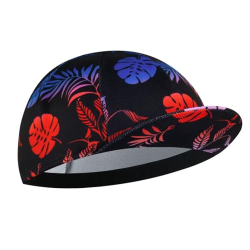 Cycling Cap for Man and Woman Cycling Hat Under Helmet-Polyester Breathable Sweat Absorbent - color: Flo-14