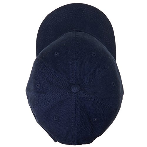 Falari Classic Baseball Cap Dad Hat 100% Cotton Soft Adjustable Size - color: Navy