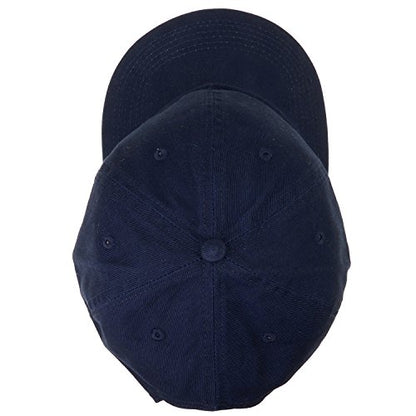 Falari Classic Baseball Cap Dad Hat 100% Cotton Soft Adjustable Size - color: Navy