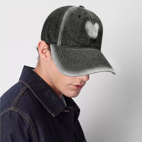 Baseball Cap for Women Men Classic Strapback Hats Adjustable Sun Hat - color: Black B