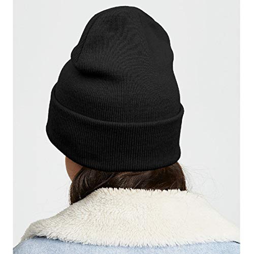 Cool Graphic Beanie for Men and Women - Black - color: Thinking2