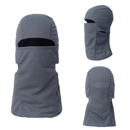 TOPTIE Mesh Balaclava with Hinge Design, Breathable Helmet Liner - color: Red