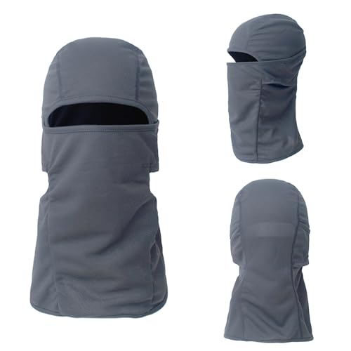 TOPTIE Mesh Balaclava with Hinge Design, Breathable Helmet Liner - color: Sky Blue
