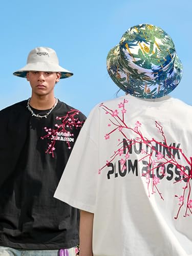 Packable Reversible Printed Bucket Hat Unisex for Men Women Beach Fisherman Cap - color: Green