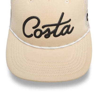 Costa Del Mar Men's New Foam Front Trucker Hat - color: Straw