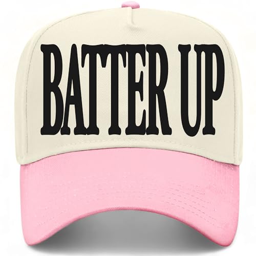 BROTHER TRUCKERS Batter Up Hat - color: Pink/Natural