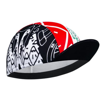 Cartoon Cycling Cap for Man and Woman Cycling Hat Under Helmet-Polyester Breathable Sweat Absorbent - color: Cart-30