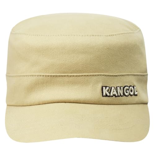 Kangol Cotton Twill Army Cap - color: Beige, size: Large-X-Large