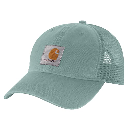 Carhartt Men's Buffalo Sandstone Meshback Cap - color: Blue Surf
