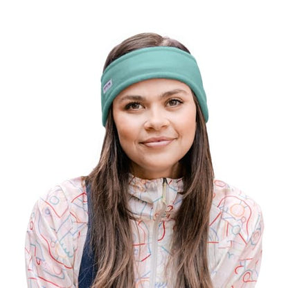 Turtle Fur Bang Band - Warm Headbands for Men and Women - color: Sea Green