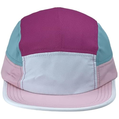 FASHIXD 5 Panel Hats for Men Baseball Cap Outdoor Sports Running Cap - color: Grey/Purple