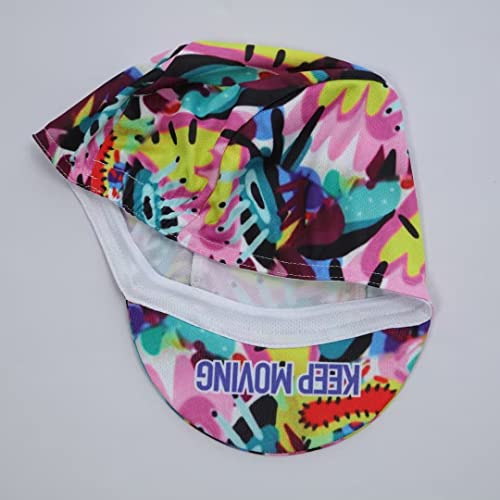 Funny Cycling Cap - Polyester Cartoon Cycling Hat-Under Helmet - Cycling Helmet Liner Breathable&Sweat Uptake - color: Lll