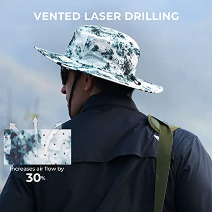 KastKing Sol Armis UPF 50 Boonie Hat for Sun Protection,Men Women - color: Ice