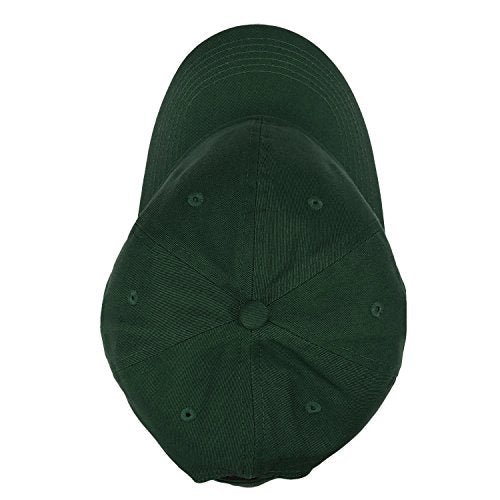 Falari Classic Baseball Cap Dad Hat 100% Cotton Soft Adjustable Size - color: Dark Green