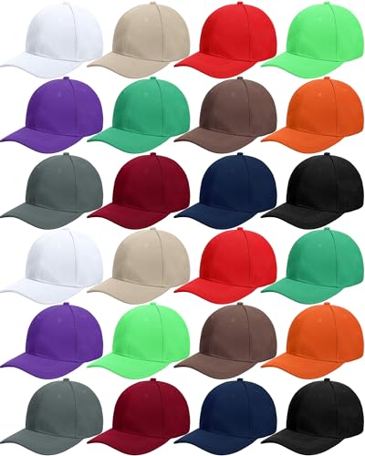 Handepo 24 Baseball Caps Adjustable - color: Novel Color
