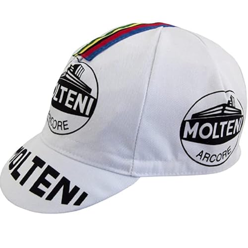 Retro Prestige Team Cycling Caps Classic L’Eroica Made in Italy - color: Molteni Retro, size: One Size