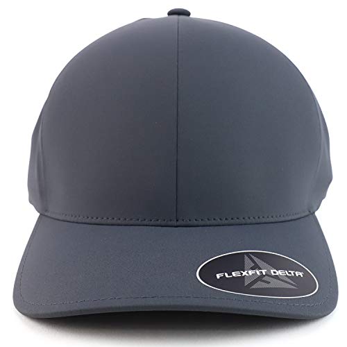 Armycrew XXL Oversize Sweat Free Stain Block Structured Flex Fitted Baseball Cap - color: Charcoal