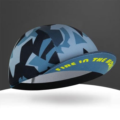 Cycling Cap for Man and Woman Cycling Hat Under Helmet-Polyester Breathable Sweat Absorbent - color: Aplan-5
