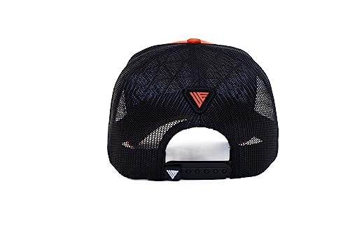 Urban Effort Trucker Hat for Men & Women, Mesh Back Baseball Cap, 5 Panel - color: Orange, style: Mesh Back