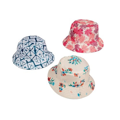 Lug Canopy Bucket Hat - color: Yellow/Sky