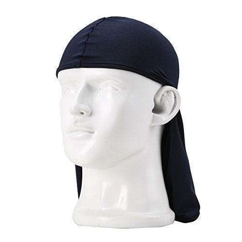 Pack of 3 Ski Mask Bandana Face Hat for Outdoor Airsoft Motorcycle Hood Helmet Balaclavas Headwear - color: Darkblue