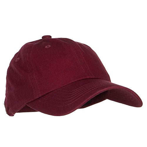 Nissi Unstructured Cotton Twill Washed Cap - color: Wine