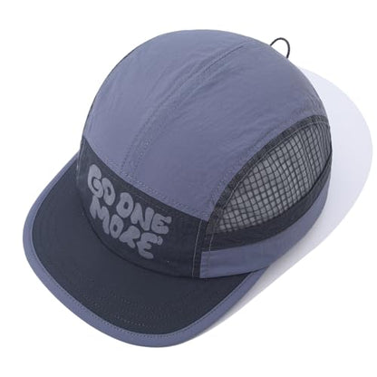 Mesh 5 Panel Baseball Cap Summer Short Brim Hats for Men Women Breathable Lightweight Dad Hat Umpire Cadet Cap - color: Mg-slcwdy2509-grey