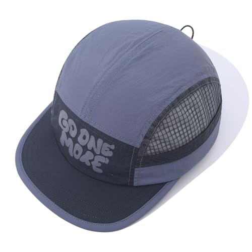 Mesh 5 Panel Baseball Cap Summer Short Brim Hats for Men Women Breathable Lightweight Dad Hat Umpire Cadet Cap - color: Mg-slcwdy2509-grey