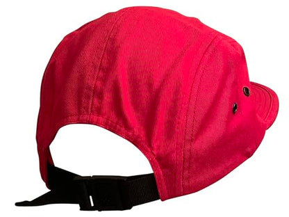 Gravity Outdoor Co. 5 Panel Hat - color: Red/Black