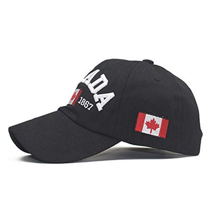 Canada Dad Hat Maple Leaf Flag Cap Embroidered Unisex