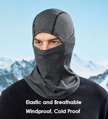 Ski Mask Balaclava Motorcycle Summer Face Mask Shiesty Mask for Men Women - color: Black Warm