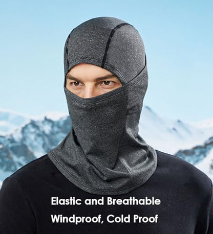 Ski Mask Balaclava Motorcycle Summer Face Mask Shiesty Mask for Men Women - color: Black Warm