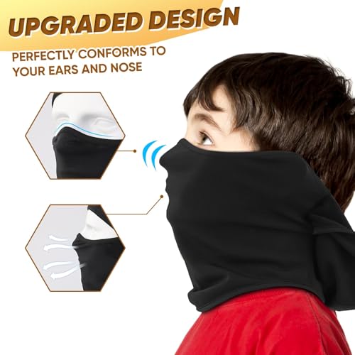 Kids Balaclava Winter Cold Weather Warm Ski Mask Unisex Fits Ages 4–12