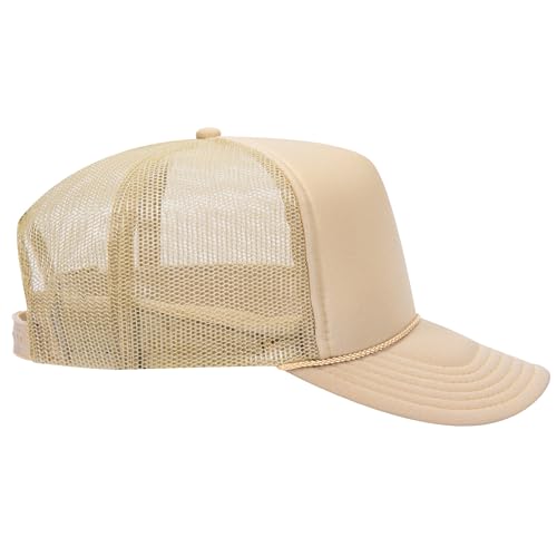Hang in There It Gets Worse Mesh Back Hat - color: Tan
