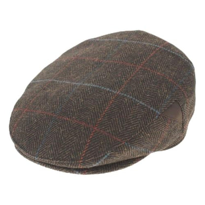 Belfry Wool Blend Tweed Flat Caps Mens Womens 5 Colors - color: Jakebrown, size: XX-Large