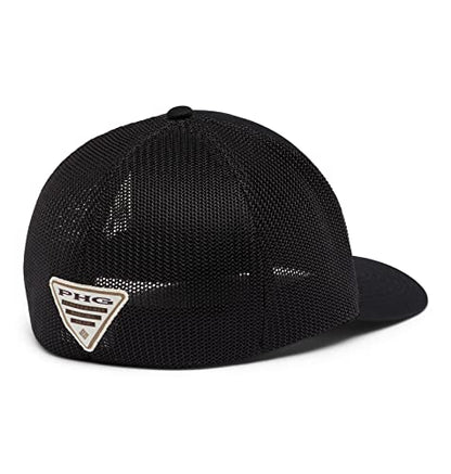Columbia Unisex PHG Game Flag Mesh Ball Cap - color: Black, size: XX-Large