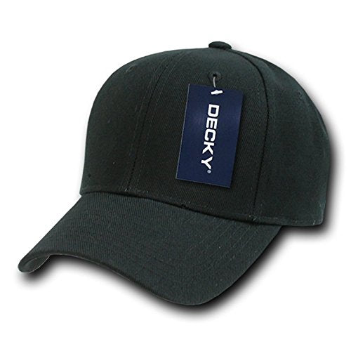 DECKY Fitted Cap - color: Black, size: 7 3/8