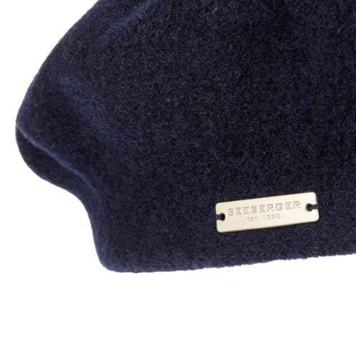 Seeberger Virgin Wool Beret for Women Women - Made in The EU - color: Navy