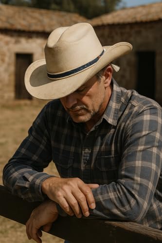 Gamboa Horsehair Hat Band for Cowboy Hats - color: Black with White