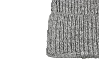 Seamless Beanie Cap, Acrylic Unisex Winter Beanie - color: Gray