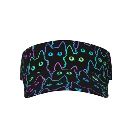 Visors for Women Men, Adjustable Sports Sun Visor Hats Outdoor Tennis Golf Running - color: V-006#