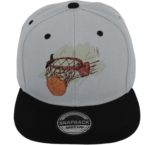 ZH Plain Flat Brim Snapback Baseball Caps Adjustable Blank Baseball Caps Wholesale 12 Pack - color: Light Gray-black